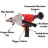 Xtra Power 4 Inch Xpt490 1880W Diamond Core Drill 90Mm