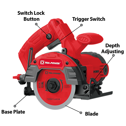 Xtra Power 5 Inch Marble Cutter 1450W 125Mm Xpt560 - Image 2