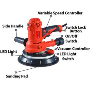 Alternative view of Xtra Power 7 Inch Dry Wall Sander 900W 180Mm Xpt552