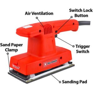 Alternative view of Xtra Power 7 Inch Orbital Sander 180W 185Mm Xpt553