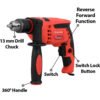 Xtra Power Impact Drill Machine 13Mm 710W Xpt527