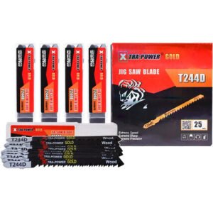 Xtra Power Jig Saw Blade T244D Gold