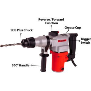 Xtra Power Xpt434 620W Rotary Hammer 26Mm