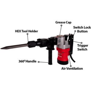 Xtra Power Xpt437 Demolition Hammer 900W 5Kg