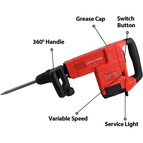 Xtra Power Xpt439 Demolition Hammer 1500W 11Kg - Image 2