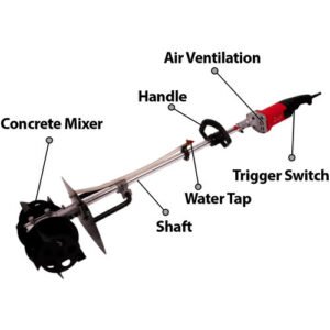Alternative view of Xtra Power Xpt448 Concrete Mixer 1600W 400Rpm