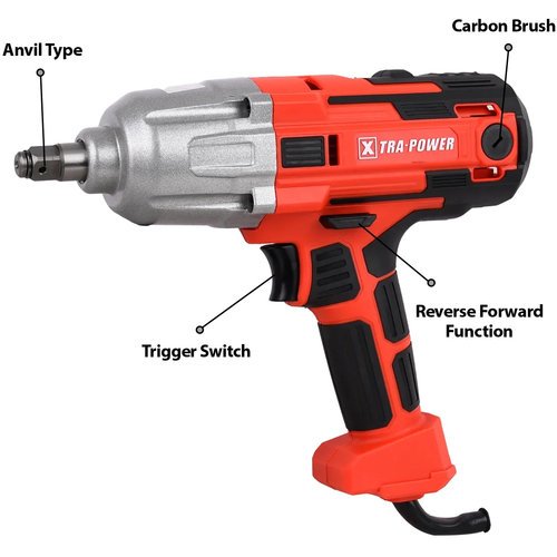 Xtra Power Xpt533 1/2'' Square Drive Impact Wrench 500W - Image 2
