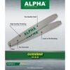 Alpha Guide Bar With Gear — Alpha Chains & Guide Bars