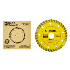 Akari 4 Inch Turbo Diamond Saw Blade 100Mm A-400