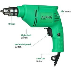 Alpha 400W Drill Machine 10Mm A6110