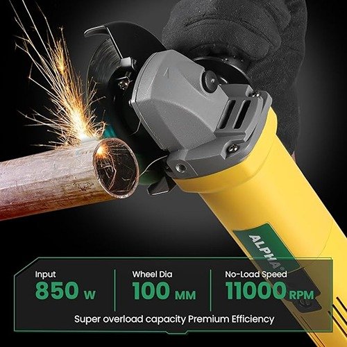 Alpha 4 Inch 850W Angle Grinder 100Mm A8801