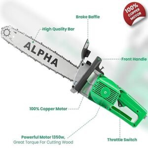 Alternative view of Alpha 16 Inch 1350W Electric Chain Saw 405Mm A9015