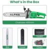 Alpha 16 Inch 1350W Electric Chain Saw 405Mm A9015