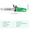Alpha 16 Inch 1350W Electric Chain Saw 405Mm A9015