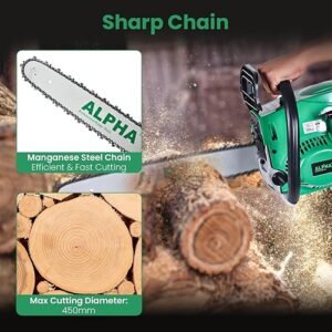 Alpha 18 Inch 58Cc Gasoline Chain Saw 450Mm A9056