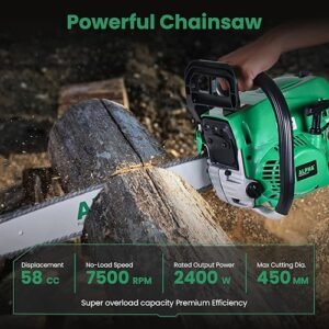 Alpha 18 Inch 58Cc Gasoline Chain Saw 450Mm A9056