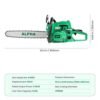 Alpha 18 Inch 58Cc Gasoline Chain Saw 450Mm A9056