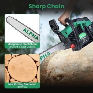 Alpha 18 Inch 62Cc Gasoline Chain Saw 450Mm A9070