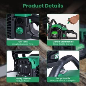 Alpha 22 Inch 58c Gasoline Chain Saw 550Mm A9072