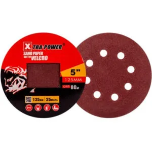 Xtra Power 5 Inch Sand Paper With Velcro 125Mm