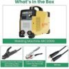 Alpha 200Amp 1 Phase Igbt Welding Machine Arc200g