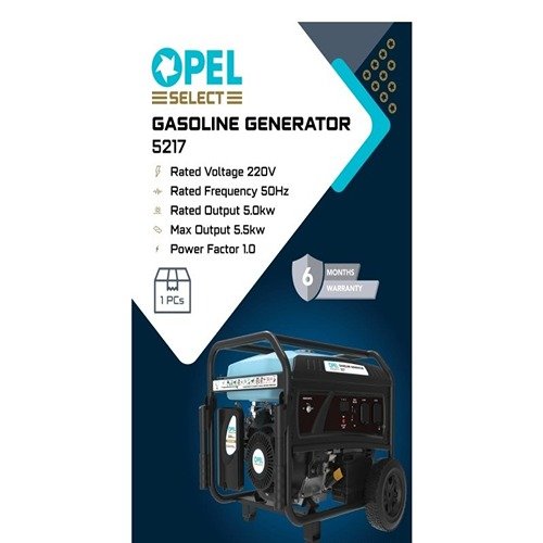 Opel Select 5217 Self Air Cooled Petrol Generator 5.5Kw 220V
