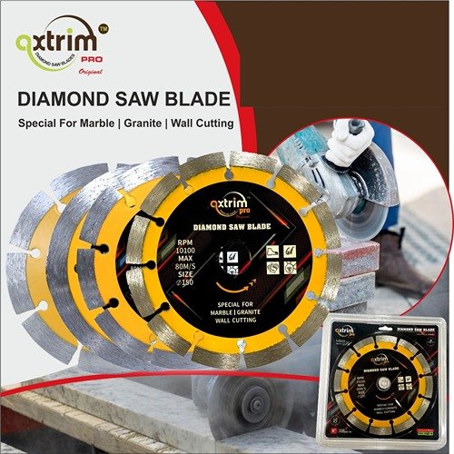 Axtrim Pro 4 Inch 10 Seg Diamond Saw Blade 100Mm