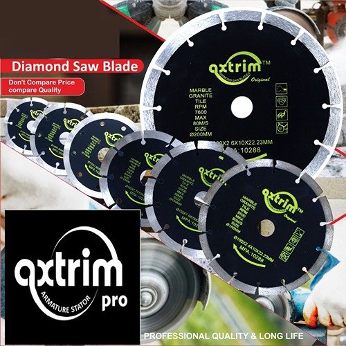 Axtrim 4 Inch Thin Turbo Diamond Saw Blade 100Mm