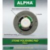 Alpha 4 Inch Non-Woven Pad For Marble & Granite 100Mm