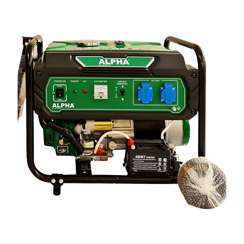 Alpha A3600 Self + Recoil Air Cooled Petrol Generator 3Kw 230v