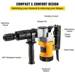 Kobmax 900W Demolition Hammer 5Kg Kxt40C