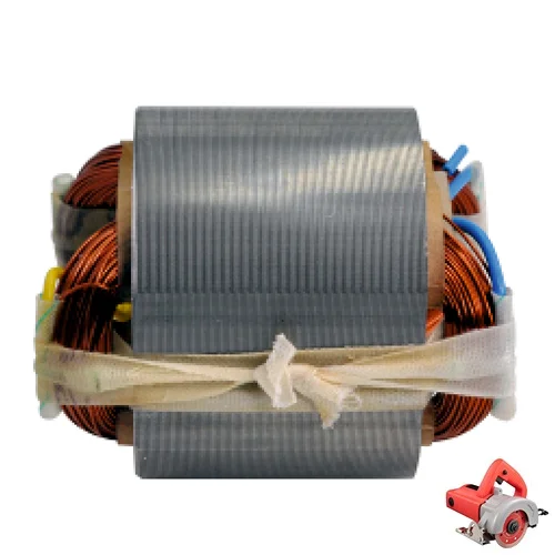 Shivisha Cm5 Old Model Marble Cutter 125Mm Stator — Axn Saw & Cutter's Spare Parts