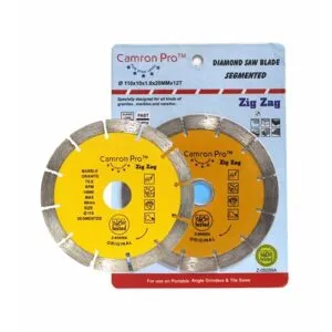Camron Pro 4 Inch 12 Seg Diamond Saw Blade 100Mm Zig Zag