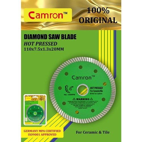 Camron 4 Inch Turbo Diamond Saw Blade 100Mm Hot Pressed