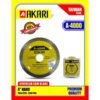 Akari 4 Inch Rim Diamond Saw Blade 100Mm A-4000 Nano