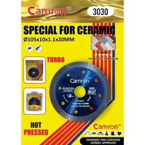 Camron 4 Inch Thin Turbo Diamond Saw Blade 100Mm Hot Pressed 3030