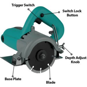 Alternative view of Hi Max 4 Inch 1200W Marble Cutter 110Mm Ic001