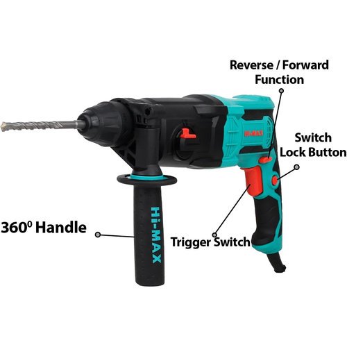 Hi Max 800W Rotary Hammer 26Mm Ic034 - Image 2