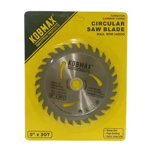 Kobmax Tct Saw Wood Cutting Blade - 5 Inch X 30 Teeth – 5 Inch X 30 Teeth