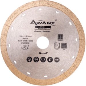 Awant 14 Inch Rim Diamond Saw Blade With Laser Slot 350Mm For Ceramic