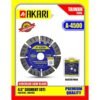 Akari 4.5 Inch 8 Seg Diamond Saw Blade 100Mm A4500