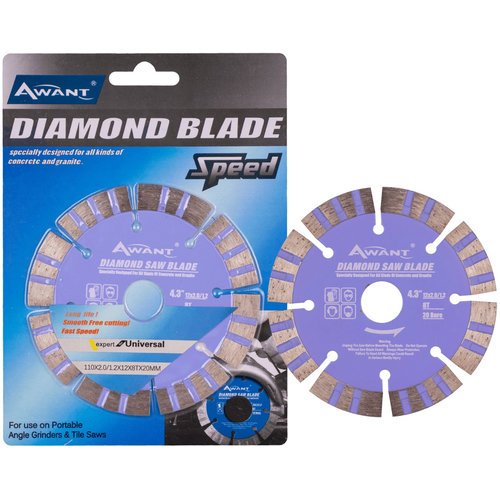 Awant 4 Inch 8 Seg Diamond Saw Blade 110Mm Supermo