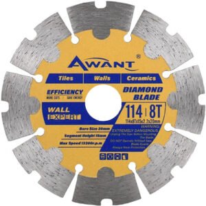Awant 4 Inch 8 Seg Diamond Saw Blade 114Mm Wall Expert