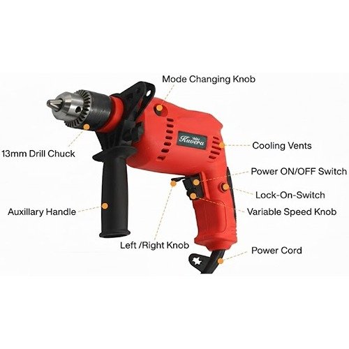 Kuvera 750W Drill Machine 10Mm Kuv13B
