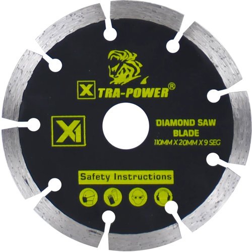 Xtra Power 4 Inch 9 Seg Diamond Saw Blade 110Mm X1