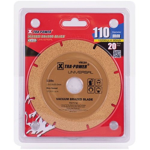 Xtra Power 4 Inch 8 Seg Vacuum Brazed Blade 110Mm Universal Cut