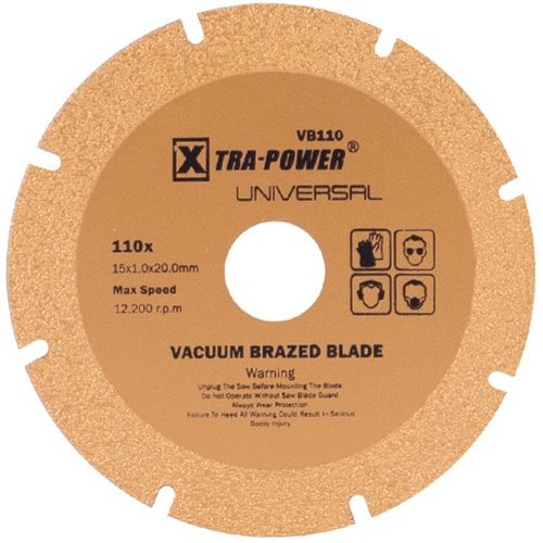 Xtra Power 4 Inch 8 Seg Vacuum Brazed Blade 110Mm Universal Cut