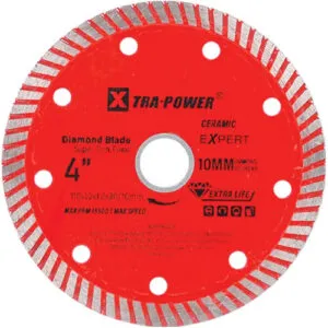 Xtra Power 4 Inch Thin Turbo Diamond Saw Blade 110Mm Super Hot Press