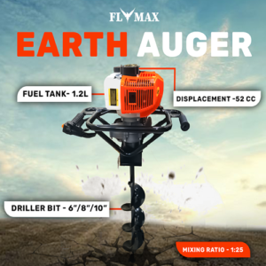 Flymax 2 Stroke 52Cc Gasoline Earth Auger