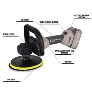 Xtra Power 7.2 Inch Cordless Polisher 21V 180Mm Xpcpl01